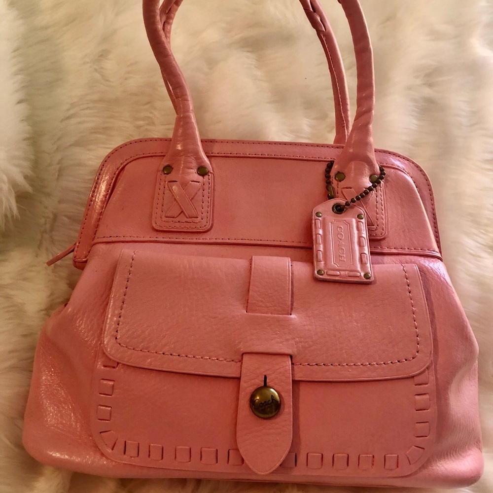New authentic Coach discontinued painted bag